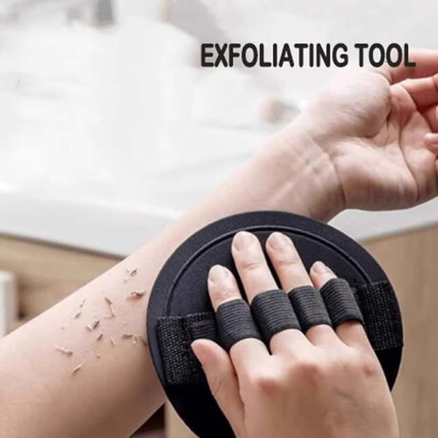 Bath Tools Body Exfoliating Bath Brush-Circular Scrubber for Dead Skin Removal Painless Shower Tool Moisturizing Skin Care