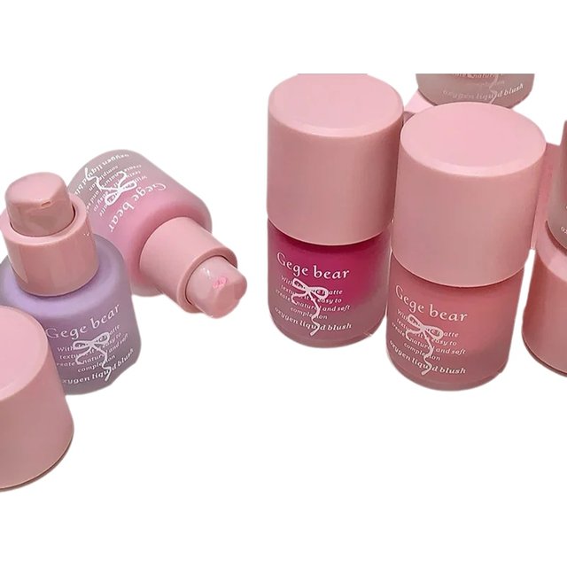 Beauty Soft Light Pink Liquid Blush Lasting Natural Contouring Low Saturated Blusher Waterproof Facial Blush Rouge Korean Makeup