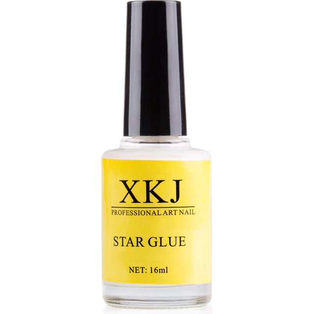 16 ml Star Glue Professional Stickers Tips Nail Glue Foil Transfer Gel Nail Art Adhesive Gel Nail Polish Nail Glue Extra Strong