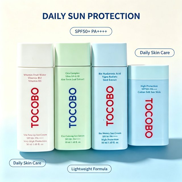 TOCOBO Skincare Sunscreen Sunscreen Stick Sun Primer Eye Gel Cream Cleansing Foam Cleansing Oil Lip Hydrating Mask Lady Skincare