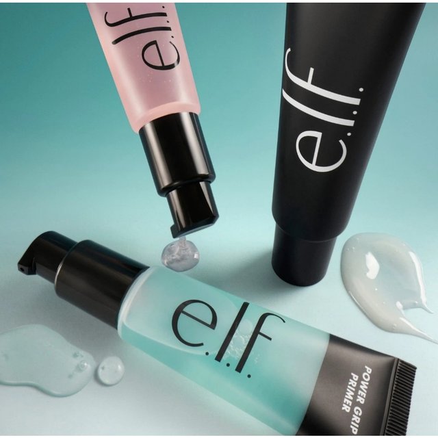 Elf Power Grip Primer Gel Hyaluronic Acid Hydrating Moisturizing Brightening Long Lasting Face Base Makeup Cosmetic