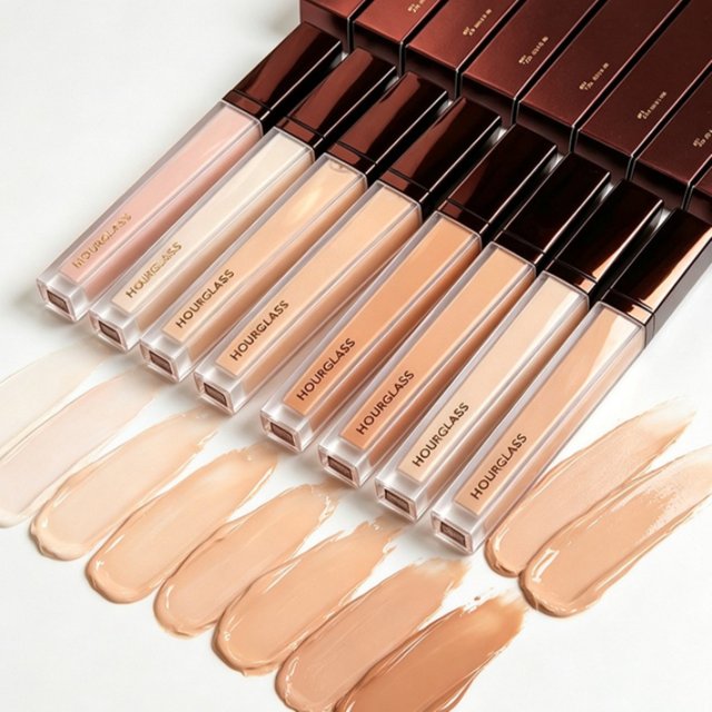 Hourglass Liquid Facial Concealer Black Circle Spots Blemish Eye Lacrimal Groove High Coverage Lasting Smooth Oil Control Makeup
