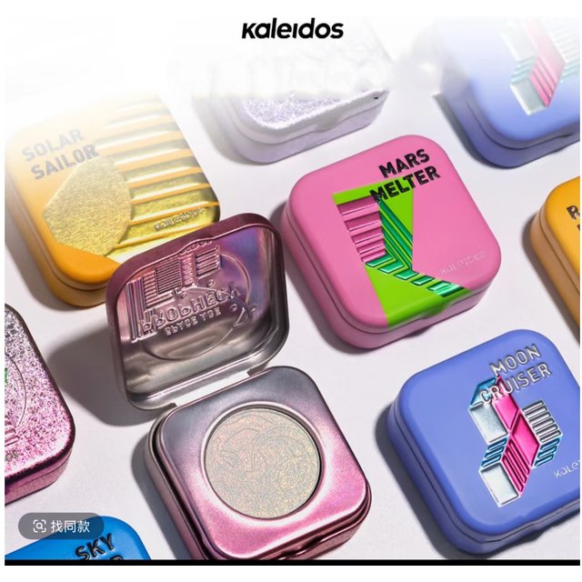Kaleidos Chameleon Highlighter Powder Diamond Facial Brightening With Fine Shimmer Highlights Glitter Long Lasting Eye Shadow