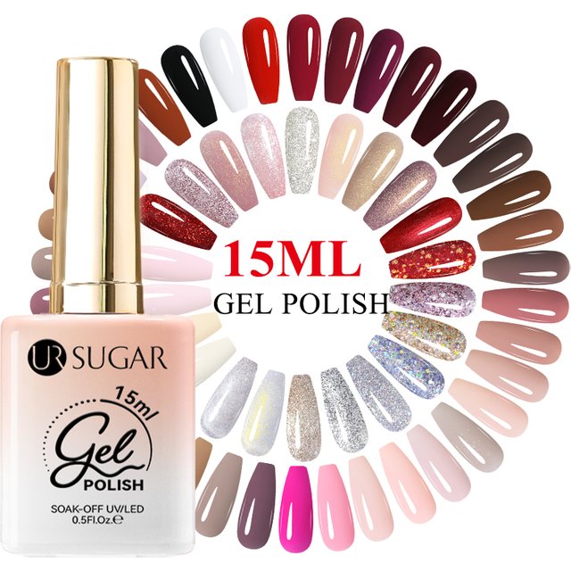 UR SUGAR Gel Nail Polish Autumn Winter Color 15ml Nude Red Brown Semi Permanent Soak Off UV LED Gel Hybrid Varnish Nail Supplies