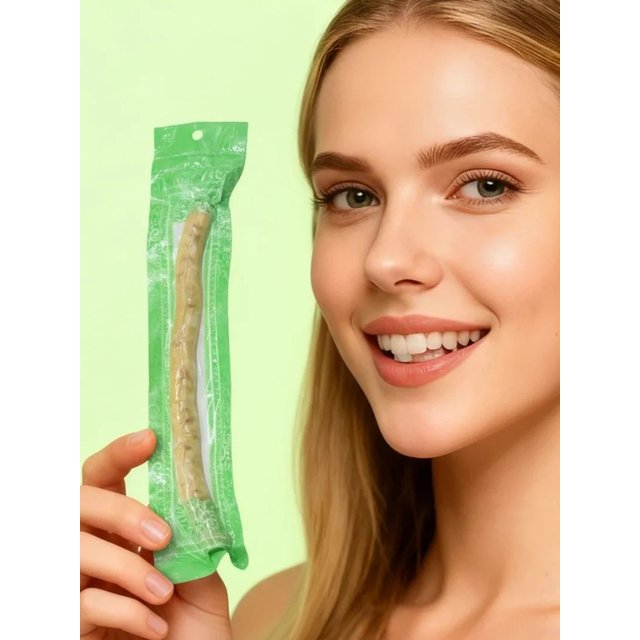 Natural Miswak Toothbrush Vacuum Sealed Natural Flavor Traditional Toothbrush Stick for Healthy Gums Teeth and Fresher Breath