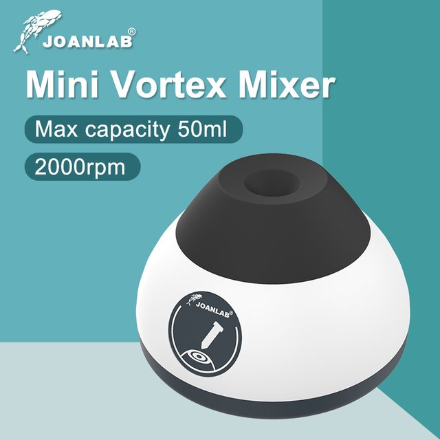 JOANLAB Mini Mélangeur Vortex Laboratoire Tattoo Pigment Nail Polish Liquid Ink Mixer Lab 50ml 2000rpm VM-200