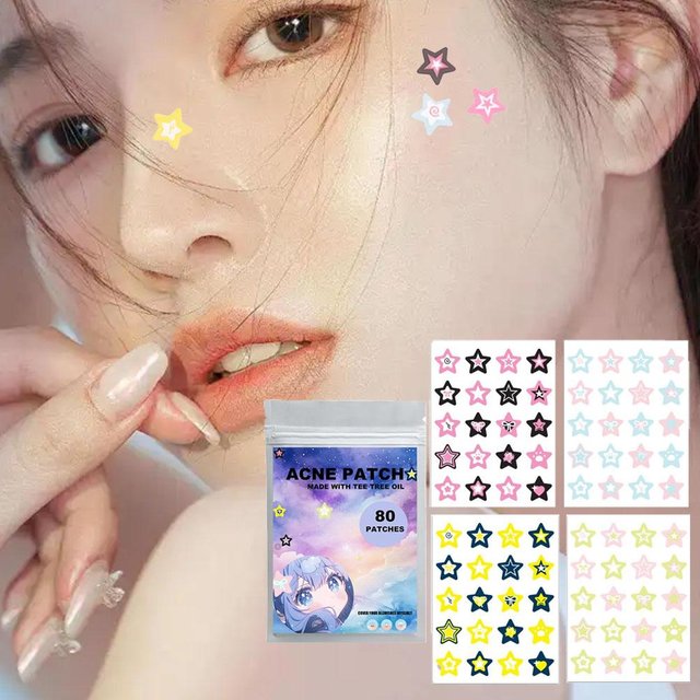 Star Pimple Patch Acne Invisible Colorful Acne Removal Stickers Concealer Skin Care Face Spot Beauty MakeupTools 2025 NEW