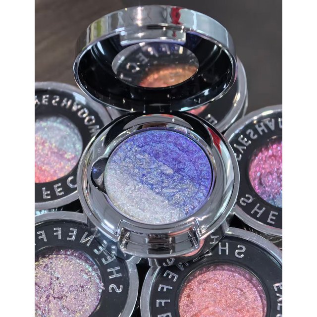 Sheeneffect Diamond Highlighter Monochrome Eyeshadow Fine Shimmer Pearlescent Sequin Glitter Intense Sparkle Makeup