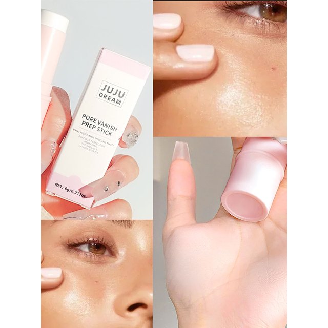 Face Primer Stick,Invisible Pore Base Stick Makeup Concealer Isolation Makeup Front Pore Base Modifying Skin Color Primer Makeup