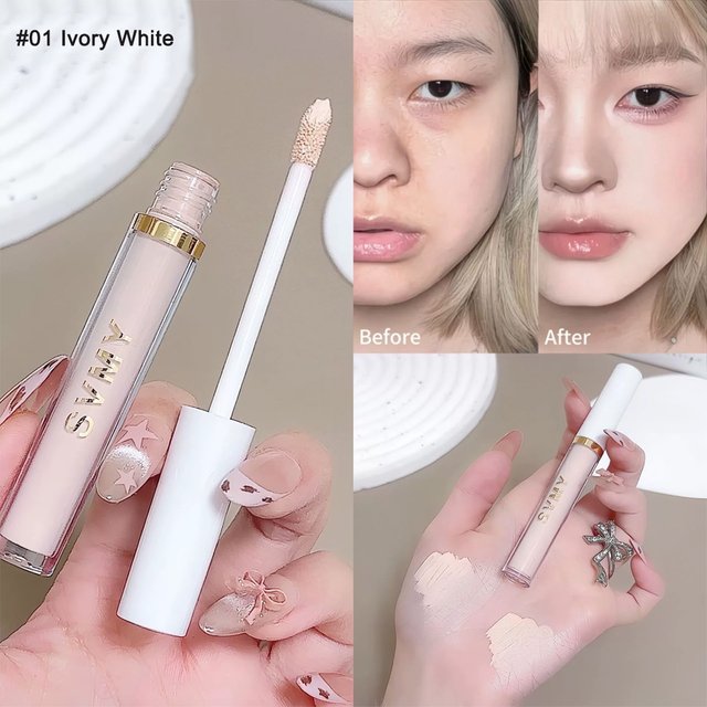 Moisturizing Bright Concealer Cream Full Coverage Foundation Cover Acne Dark Circles Oil Control Liquid Facial Contour Stick
