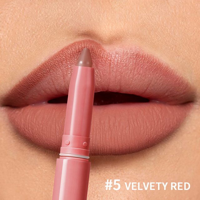 Stain Lip Liner Pencil 8 Colors Waterproof Long Lasting Matte Lip Contour Pen Creamy Nude Shades Shaping Lip Makeup Cosmetic