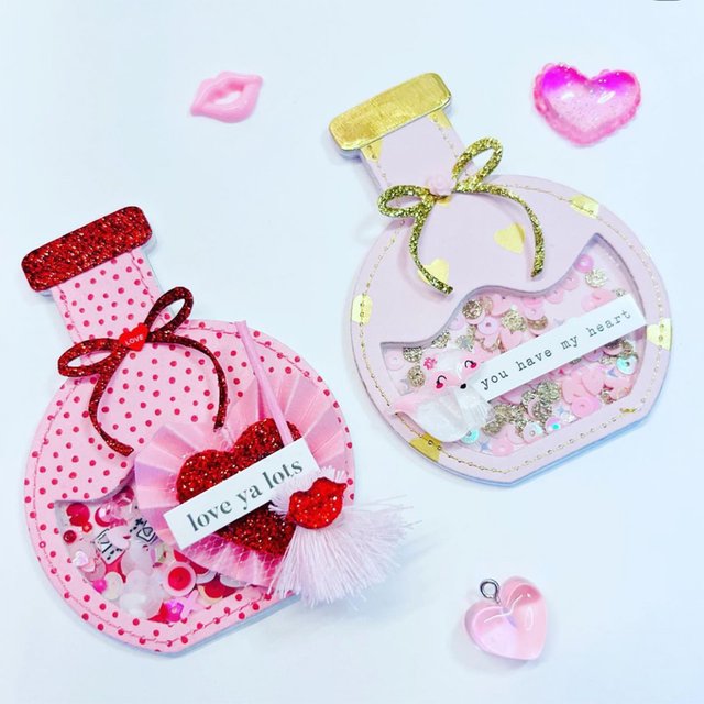 KLJUYP Perfume Bottle Shaker Metal Cutting Dies Scrapbook Paper Craft Decoration dies scrapbooking