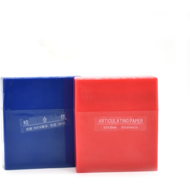 Dental Articulating Paper Dentista Blue Red Double-sided Bite Strips Teeth Whitening Dental Materials Tools