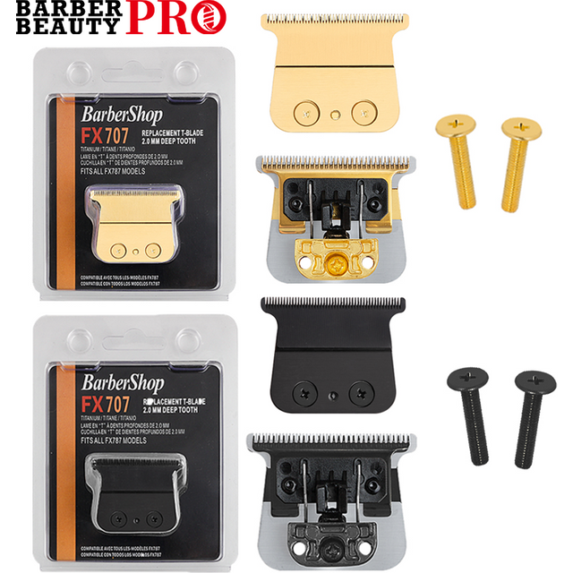 Barbershop-Ensemble de lames de rechange pour tondeuse à cheveux professionnelle, en métal durable, pour Babyliss, FX707, FX787, FX726, FX787Z