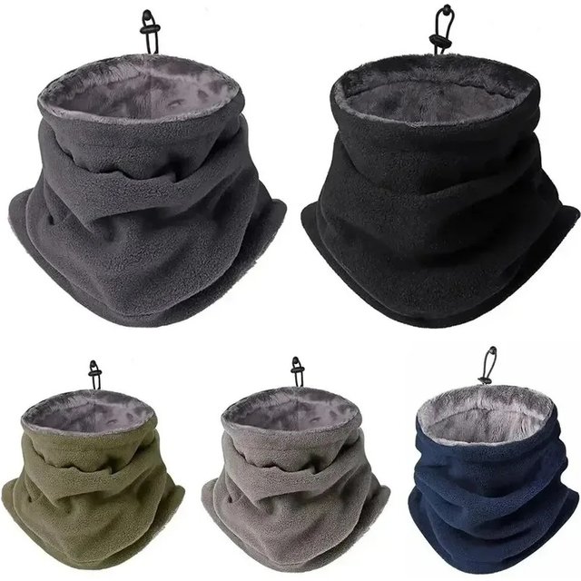 Men's Thermal Windproof Balaclava Face Mask, Fleece Lined Breathable Neck Gaiter for Skiing Cycling Motorcycling