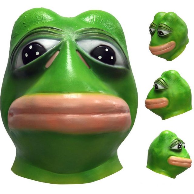 Halloween Mask Funny Frog Horror Face Masks Cosplay Props Party Masquerade Halloween Mask Clothing Accessory