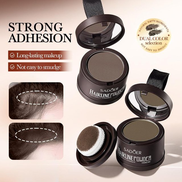 Hairline powder long-lasting Natural Cover Hairline Repair Filling Powder Sweatproof Fluffy Forehead Hair Makeup Concealer