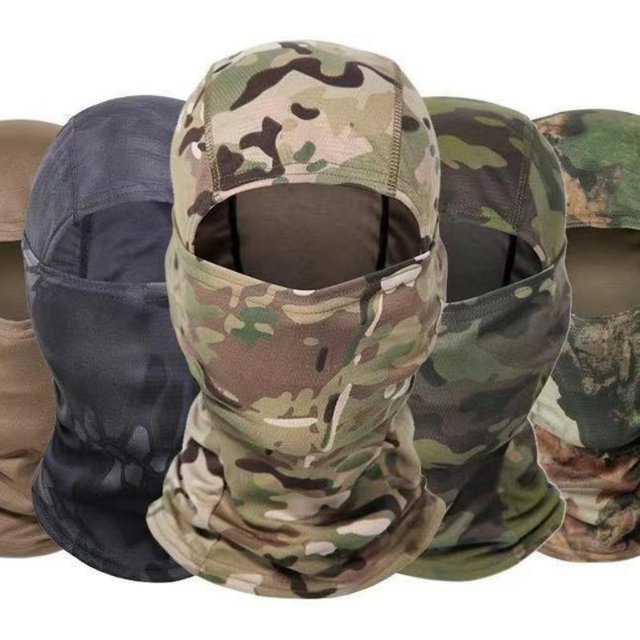 Masque facial de cyclisme en plein air, protection solaire, anti-insectes, respirant, capuche