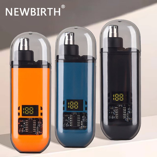 2 In 1 Electric Portable Ear And Nose Hair Trimmer Clipper 2025 Professional Painless Portable Eyebrow for men