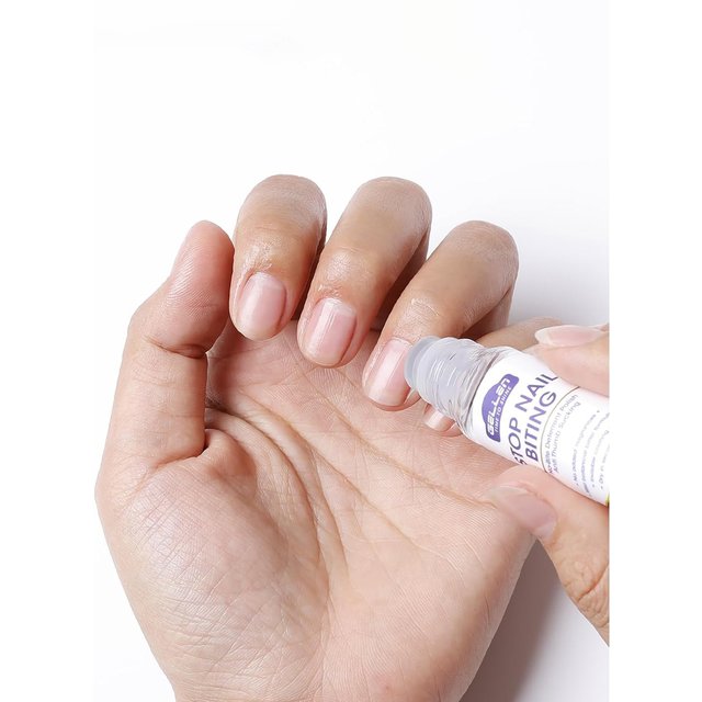 GELLEN Anti Bite Nail Care Solution 10ml Roll On Strengthener Stop Biting Polish Fast Drying Treatment Hardener for Kids Adults
