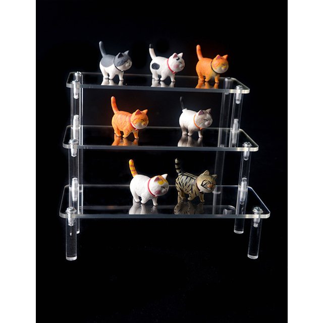 Clear Acrylic Display Stand For Anime Figures Cupcake Shelf Organizer Desserts Holder Jewels Display Risers Stand Perfume Stand