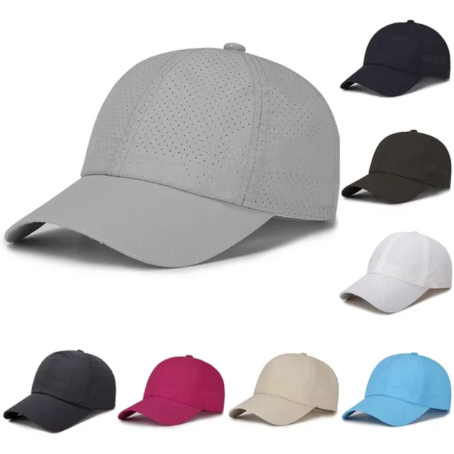Solid Color Mesh Baseball Cap Breathable Sunscreen Peaked Hat for men Women Spring Summer Autumn Travel Outdoor Daily Wear