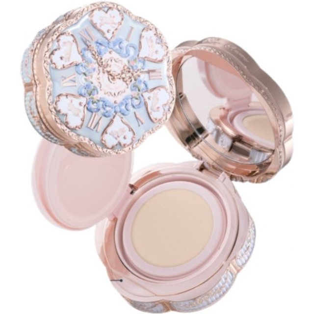 Flower Knows Makeup Base Garden Air Cushion Foundation CC Cream Skin Friendly Concealer Makeup Moisturizing Natural Coverage