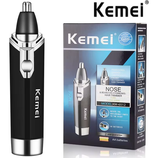 Kemei Nose Hair Trimmer Nasal Wool Implement Nose Hair Cut Washed Trimmer Clipper And Hair Razor Epilator Remover Nose Hair