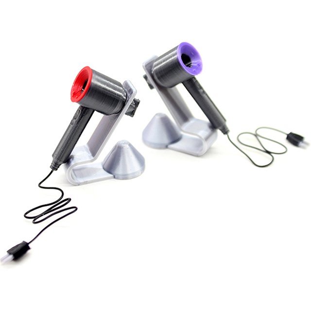1set Dollhouse Miniature Home Appliance Scene Decoration Mini Hair Dryer Model Doll Accessories Toys