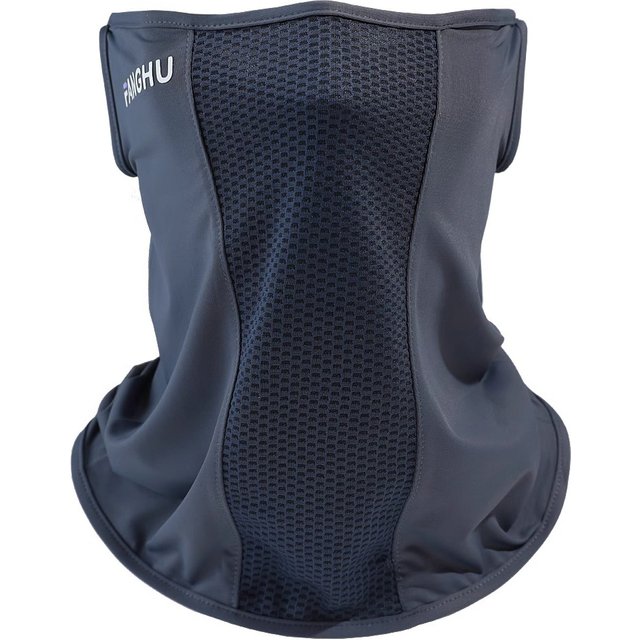 Summer Breathable Ice Silk Hanging Ear Cycling Mask Anti-UV Sunscreen Face Scarf Neck Cover Outdoor Hiking Balaclava QXMZ04