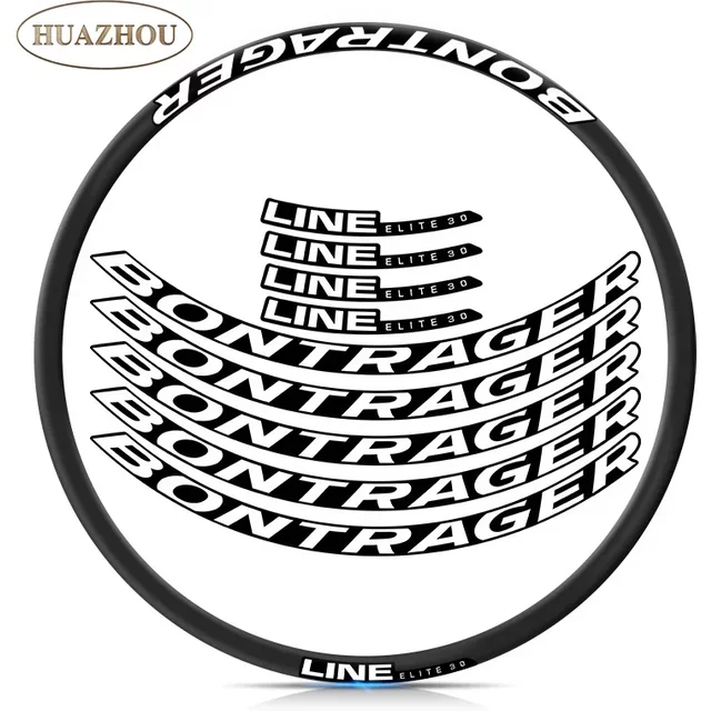 2022 Bontrager Line ELITE 30 Bicycle Wheel Stickers Waterproof Sunscreen MTB Road Cycling Mountain Bike Decals