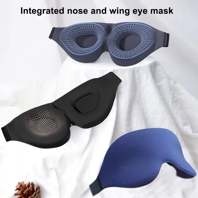Eye Mask Blindfold for unisex Soft Tiredness Relief Eye Cover Natural Sleeping Blind Eye Patch Skin Care Tool