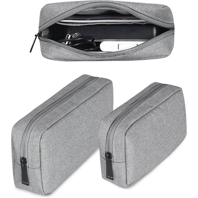 Travel Essentials Pouch Organizer for USB Cables Earphones Gadgets Storage Bag Digital Accessories Makeup Cover Devices