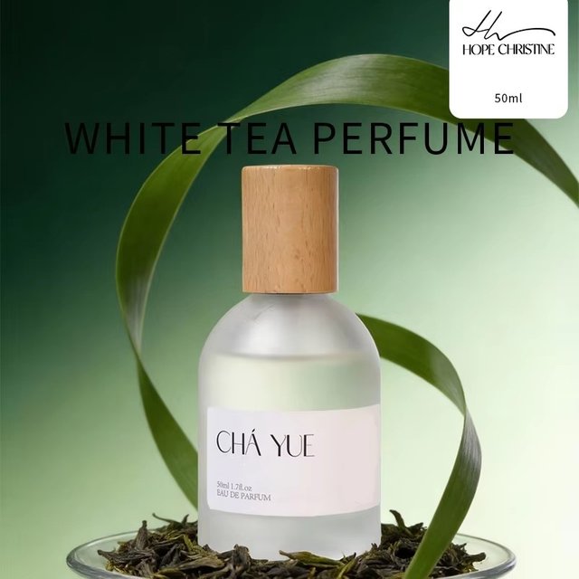 Niche Unisex White Tea Perfume Original Brand Pure Clean Mild Scent Long Lasting Neutral Light Fragrance Casual Daily Use