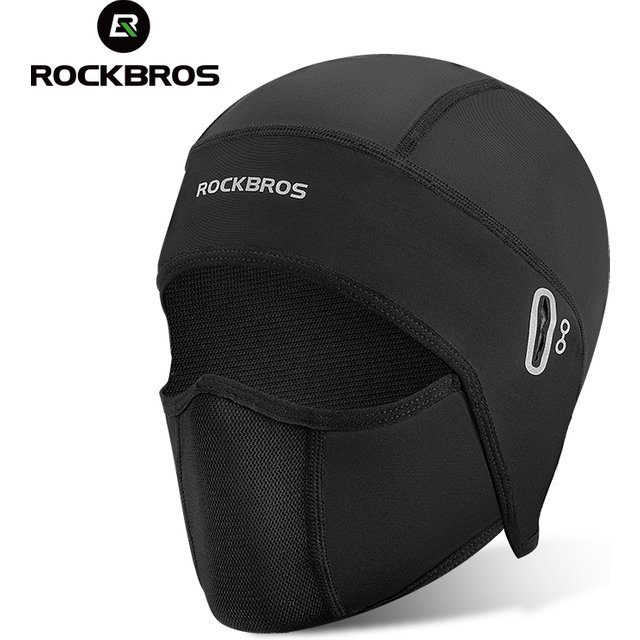 ROCKBROS Summer Ice Silk Motorcycle Bike Caps Breathable Quick Drying Bicycle Full Face Mask Sports Running MTB Road Cycling Cap