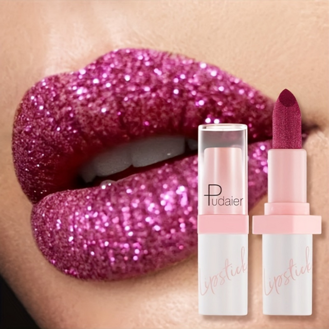 1 pc - adult high color lipstick, pearl metal lipstick texture, durable silky lipstick, multi-color options - Valentine gift
