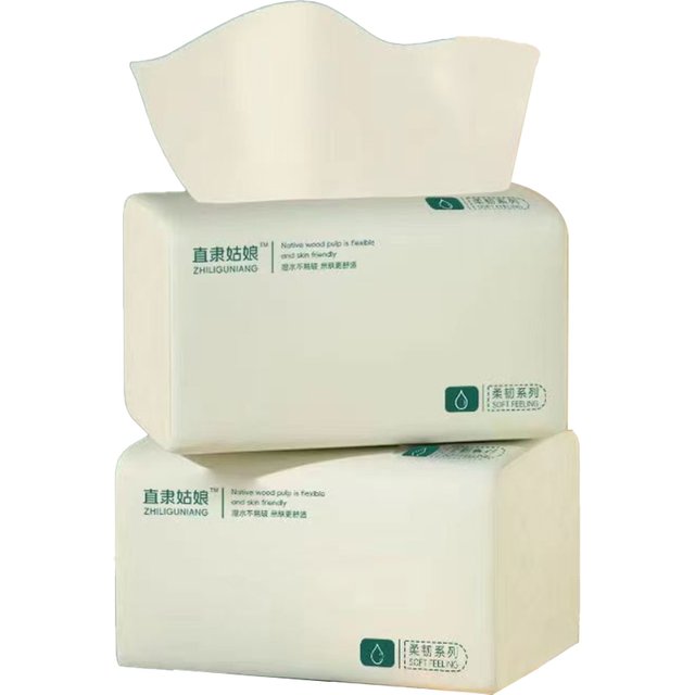 16 Packs Wholesale Eco Friendly Portable No Fluorescent Virgin Wooden Pulp Tissue Soft Comfortable 4 Ply Facial Tissue Paper