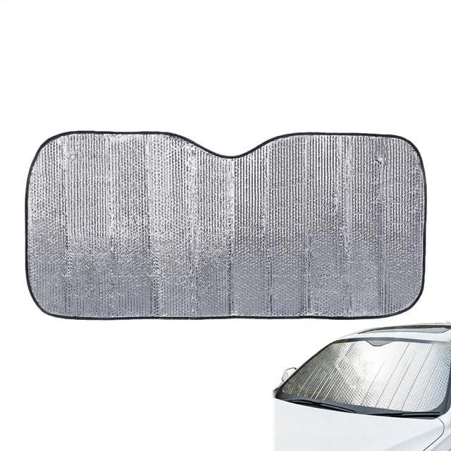 Windshield Sunshade Foldable Heat Insulation Visor Windshield Sunscreen for Hot Weather Driving SUV Truck Road Trips Daily