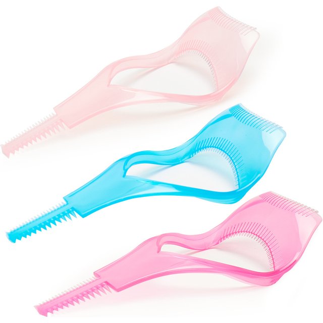 Mascara Shield Guard Makeup Eyelash Applicator Cosmetic Mascara Guide Separator Upper Lower Lash Comb Helper Tool