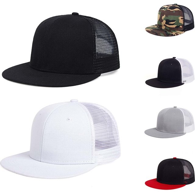 Unisex Simple Hip-hop Net Hats Spring and Summer Outdoor Adjustable Casual Baseball Caps Sunscreen Hat