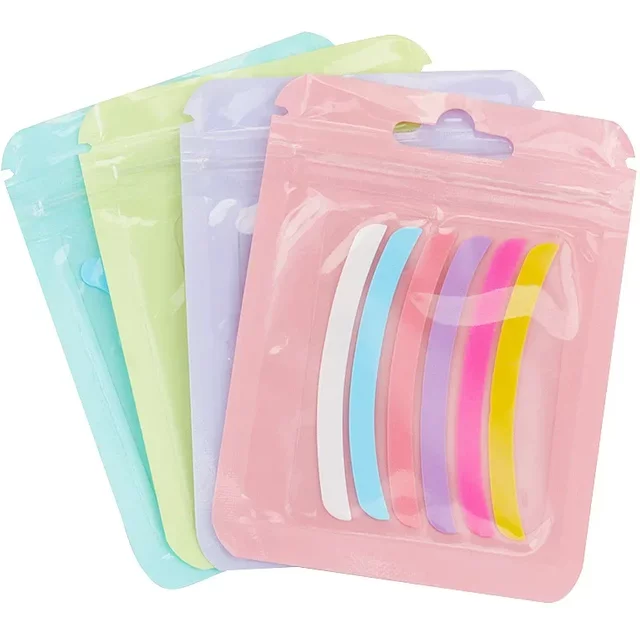 6pcs Eyelash Lifting Silicone Stripe Soft Lashlift Curlers Pads Eye Lash Extension Perm Ribbon Sticky Tape Patch Makeup Tools