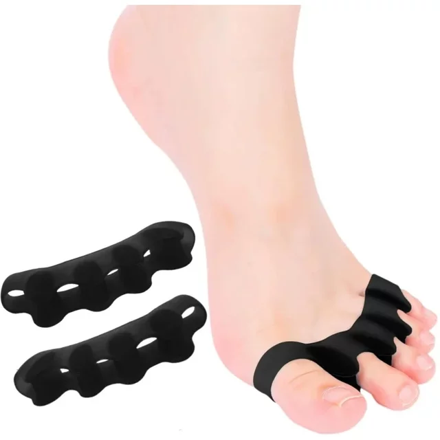 Silicone Toe Separators Correcting Bunions and Restoring Toes Toe Spreaders Toe Straightener for Overlapping Toes Foot Care Tool
