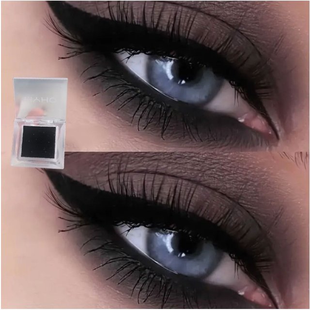 Black Matte Highlights Smoked Eye Shadow Plate Powder Delicate and Durable, Naturally Brightening Dopamine Eye Shadow Monochrome