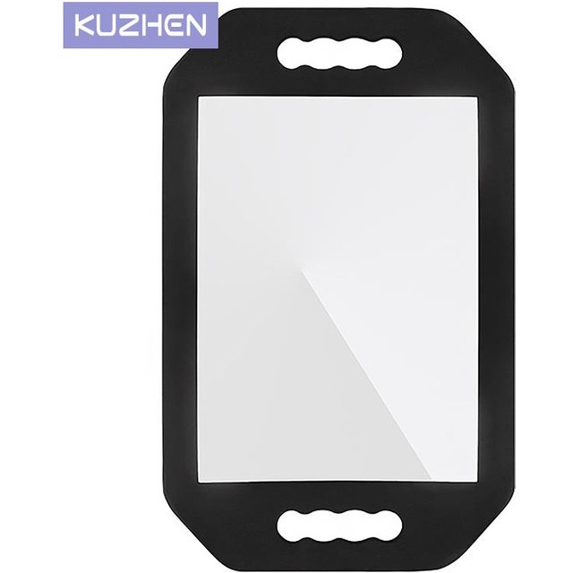 1pc Mirror Wall Mount Makeup Mirror Back Mirror Shockproof Foam Square Mirror Hair Salon Back Mirror Salon Hairdressing Supplies