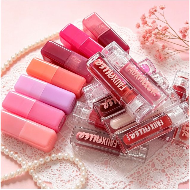 RHO Brand New Lipstick Case for iphone Lip Juicy Goji Mirror Gloss Lip Glaze Texture Lipliner Pencil Tint Non-stick Cup Makeup