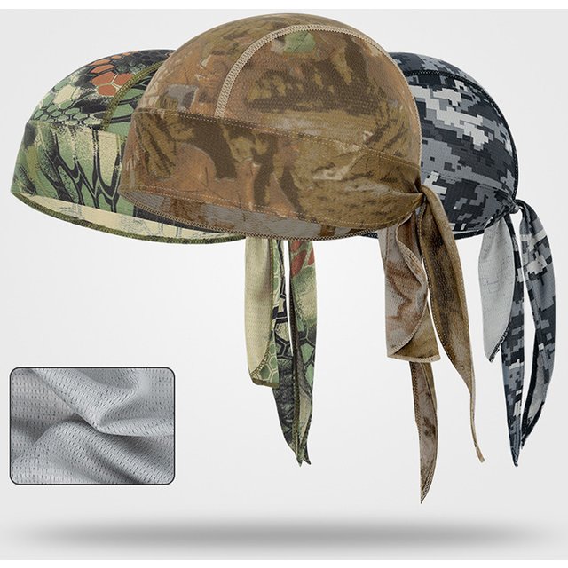 Spring Summer Headscarf Breathable Mesh Sunscreen Men Women Scarf Sports Quick Drying Cycling Outdoor Camouflage Headband