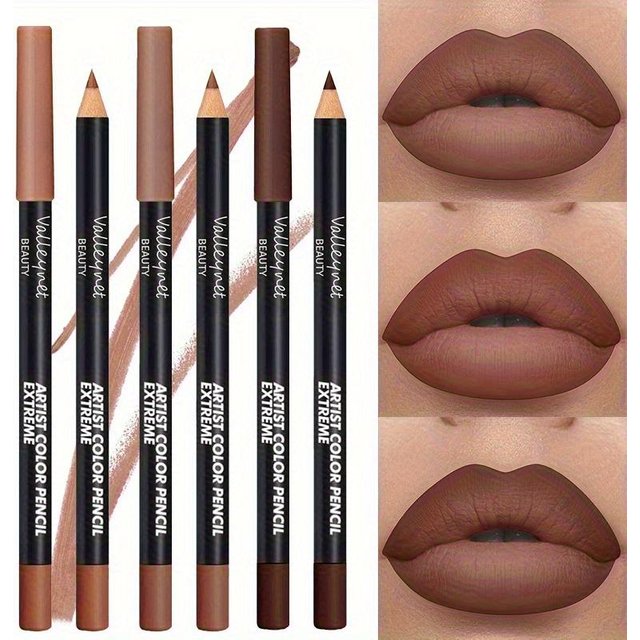 3pcs/Set Lip Liner Set,Long Lasting Matte Waterproof Lipstick Lip Liner Waterproof Lip Liner Set Women Lip Cosmetics