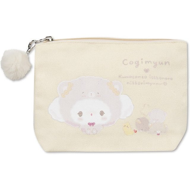 Cogimyun Canvas Makeup Bag Pouch Anime Cute Cosmetic Bags Storage Organizer Vanity Beauty Case
