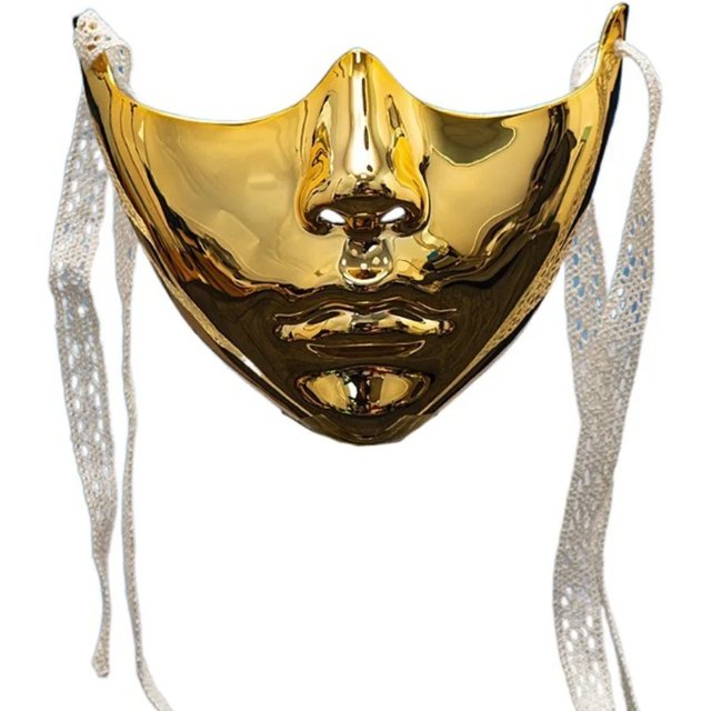 Retro ABS Masquerade Masks Cosplay Half Face Mask Costume Mask Women Men