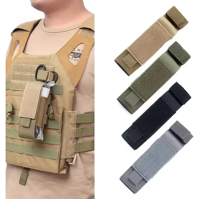 Pochette de garrot tactique Molle, Kit de premiers secours, sac de taille EDC, couteau de chasse en plein air, étui de lampe de poche, étui porte-ciseaux médicaux